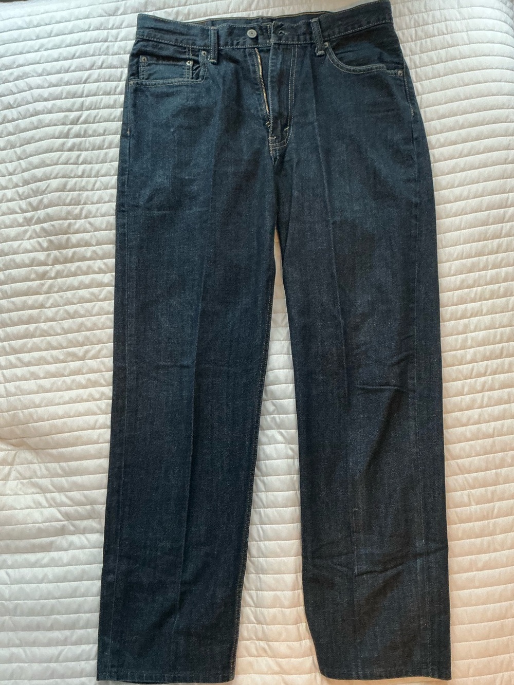 Levi's Men's Dark Blue Relaxed Straight Jeans (3)